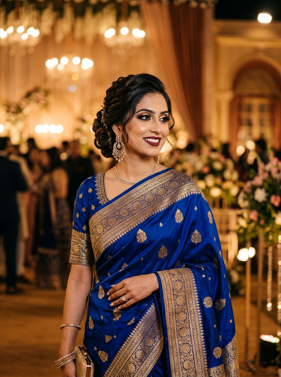Reception makeup service in Patna — elegant evening look